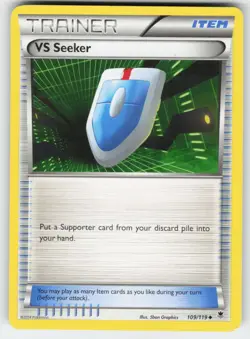 VS Seeker 109/119 Uncommon Phantom Forces Pokemon Moderately Played - Image 1