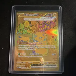Pokemon Pikachu ex Hyper Rare Full Art Tera Holo Sv Prismatic 179/131 - Image 1