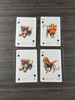 Litleo & Pyroar Male & Female Lot Of 4! 2013 Pokemon XY Poker Deck - Image 1
