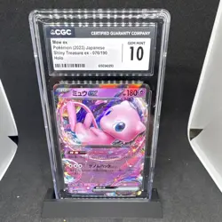 Pokemon Mew ex CGC 10 151/165 Sv2a Card 151 Japanese Holo Double Rare TCG - Image 1