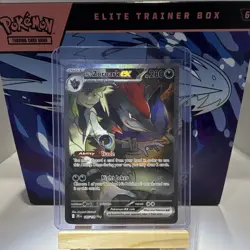 Pokemon N's Zoroark ex 185/159 SV09 Journey Together Full Art Holo 280HP - Image 2