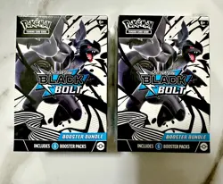 Pokemon Scarlet & Violet Black Bolt Booster Bundles LOT OF 2 - Image 1