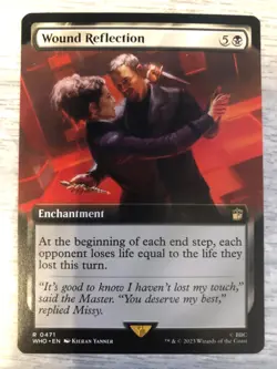 MTG Magic 1 x Wound Reflection #471 x 1 - DR WHO - NM Extended Art FREE SHIPPING - Image 1