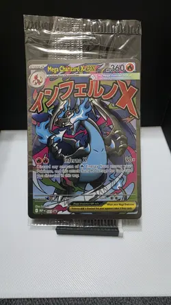 Pokemon Mega Charizard X ex 023 + Oricorio ex Phantasmal Flames UPC Promo Sealed - Image 1
