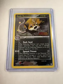 Dark Raticate EX Team Rocket Returns #17/109 Reverse Holo Stamped 2004 Pokemon - Image 3