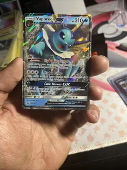 Pokemon TCG Vaporeon GX SM172 Promo NM - Image 1