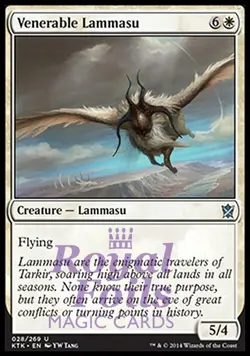 Venerable Lammasu 4x FOIL MTG KTK Khans of Tarkir Uncommon MINT white - Image 1