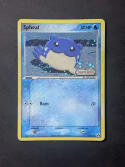 Spheal EX Legend Maker 65/92 Reverse Holo Stamped Pokemon TCG - CLEAN SWIRL - Image 1