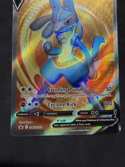 Pokemon Lucario V Full Art SWSH213 Black Star Promo - Image 4