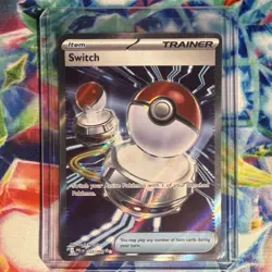 Pokemon TCG Switch 123/091 Paldean Fates Shiny Rare Holo EN - Image 1