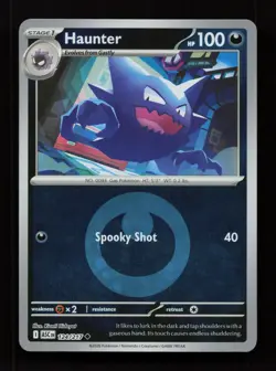 Haunter 055/094 Uncommon Phantasmal Flames Pokemon Reverse Holo Near Mint - Image 1