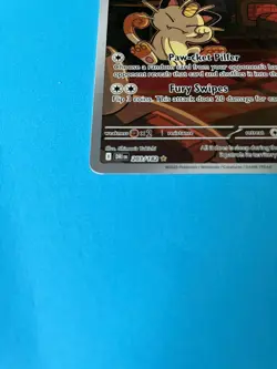 Team Rockets Meowth 203/182 Illustration Rare Destined Rivals DRI Pokemon TCG NM - Image 4
