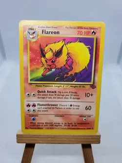 1999 Wizards of the Coast Jungle Flareon 19/64 Rare (Non-Holo) - Image 1