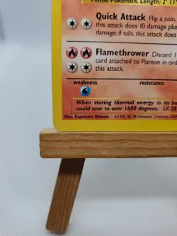 1999 Wizards of the Coast Jungle Flareon 19/64 Rare (Non-Holo) - Image 4