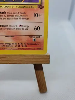 1999 Wizards of the Coast Jungle Flareon 19/64 Rare (Non-Holo) - Image 5