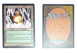 Magic the Gathering * MTG * 1 X Crystal Vein * Mirage * LP - Image 1
