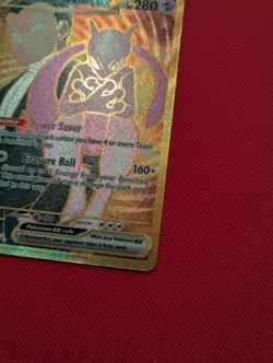 Pokemon Team Rocket’s Mewtwo ex - Gold 240/182 - SV Destined Rivals - Image 3