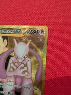 Pokemon Team Rocket’s Mewtwo ex - Gold 240/182 - SV Destined Rivals - Image 5