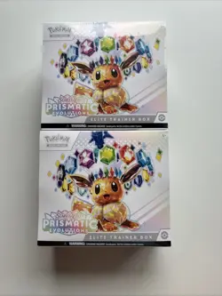 Pokemon Prismatic Evolutions Elite Trainer Box ETB SEALED Lot Of 2 - Image 1