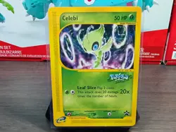 pokemon Celebi 50/53 Wotc Black Star Promo LP - Image 1