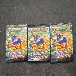 Pokemon TCG Crown Zenith & Scarlet & Violet Base Set Booster Packs - Image 2