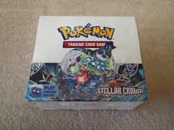 Minty Factory Sealed Pokemon Stellar Crown Booster Box With Acrylic Case - Image 2