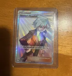 Pokemon TCG Steven's Resolve 165/168 Celestial Storm UR FA Holo Eng - Image 1