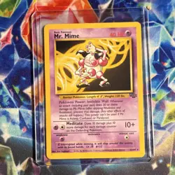 Wizards Pokemon TCG Mr. Mime 22/64 Jungle Rare Unlimited Edition EN 1999 - Image 1