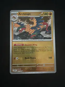 Archeops (Master Ball Pattern) 051/086 Sv: White Flare Holo Pokemon TCG - NM - Image 1