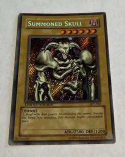 2002 Yu-Gi-Oh! Summoned Skull LIMITED EDITION BPT-002 Secret Rare - Image 2