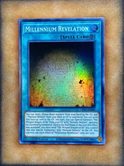 Yugioh Millenium Revelation LED7-EN006 Super Rare 1st Ed NM - Image 1