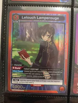 Union Arena Lelouch Lamperouge (092) UE04BT/CGH-1-092 SR Code Geass - Image 1