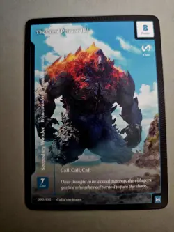 Wonders Of The First Call Of The Stones The Coral Primordial Mythic Paper #60 - Image 1