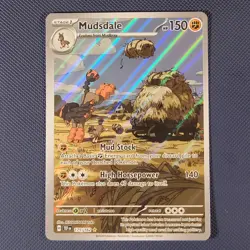 Mudsdale 175/162 - Temporal Forces - Illustration Rare Pokemon Card - NM - Image 1