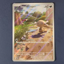 Paldean Wooper 102/094 - Phantasmal Flames - Illustration Rare Pokemon Card - NM - Image 1