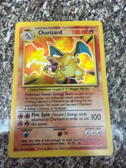 Charizard 4/102 Holo Base Set Unlimited 1999 Pokemon Card - Image 3