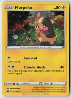 Morpeko - SWSH116 - SWSH: Sword & Shield Promo Cards Holo - PTCG - LP - Image 1