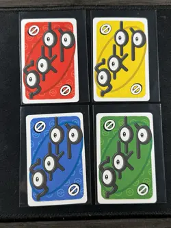 Unown Full Set SKIP Pokemon Mattel Original Japanese UNO Card Near Mint - Image 1