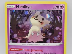 Mimikyu Holo Rare 081/189 Darkness Ablaze Pokemon Card Near Mint - Image 2