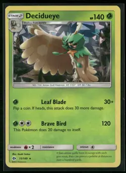 Decidueye - (Water Web Holo) Miscellaneous Cards & Products 011/149 Holo LP - Image 1