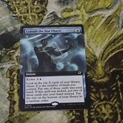 MTG Consult the Star Charts NM Non-foil Extended Art Edge of Eternities - Image 1
