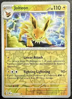 Pokemon Jolteon EX TCG Card 030/131 Prismatic Evolutions - Image 1