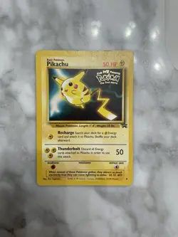 MINT Pikachu Promo Card Kids WB Presents Pokemon The First Movie #25 - Image 1