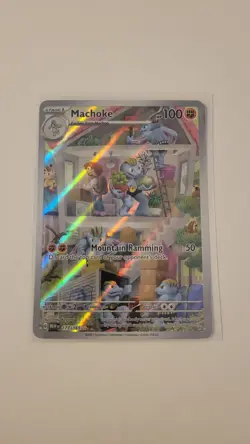 Machoke Scarlet & Violet Holo Illustration Rare Pokemon TCG Card 177/165 [NM] - Image 1