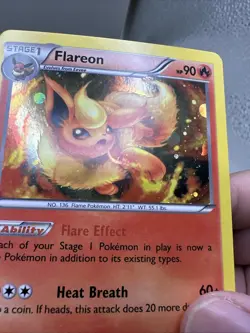 Flareon - 13/98 (Cosmos Holo) Holo Promo Miscellaneous Cards 013/098 MP - Image 5
