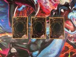 SLIFER OBELISK RA GOD CARDS - Secret Rare NM Near Mint Korean 15AX-KRY57 - Image 2