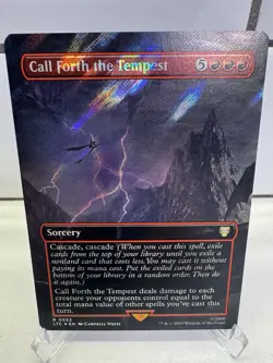 Call Forth the Tempest (Borderless) (Surge Foil) Commander: the Lord of the... - Image 1