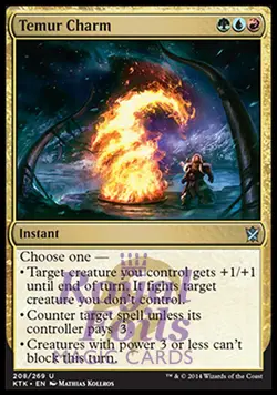 Temur Charm 2x FOIL MTG KTK Khans of Tarkir Uncommon MINT green blue red - Image 1