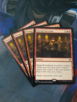 Disrupt Decorum x 4 | 7% Off 2+ | Karlov Manor | NM | MTG - Image 1