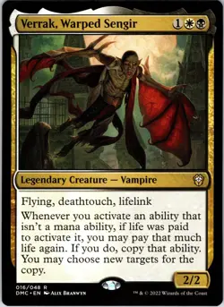 Verrak, Warped Sengir 16 Commander: Dominaria United Magic: The Gathering NM - Image 1